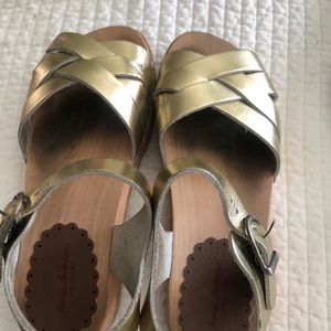 Swedish clogs sandals girls size 4